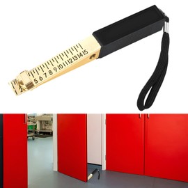 Fire Door Gap Gauge,Fire Door Gap Gauge Checker Tool,Metal Door Gap Measuring Tool,Door Undercut Measure with 0.5mm precision for Measure Fire Door Clearance,House Inspection,Thickness Measurement