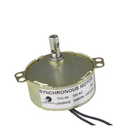 CHANCS TYC-50 Synchronous Motor 12V AC 5-6RPM CW/CCW 4W Gear Motor Fan Motor