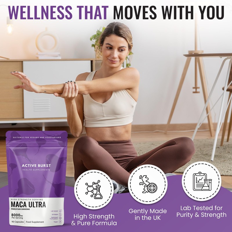 MacaRoot Ultra – Maca Root Capsules 8000mg | Peruvian Ginseng