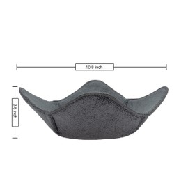 Set of 4 Plate Huggers - Microwave Plate Holder - Reusable Large Bowl Holders - Washable Microwave Plate Hugger - for Hot and Cold Bowls, Dishes and Plate Holders for Microwave (Grey)