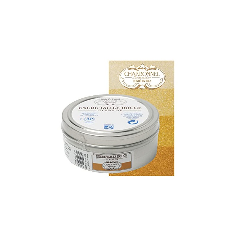 Charbonnel Etching Ink, 200 mL, Raw Sienna