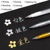 Archic Gold Pens Metallic Gel Ink 1.0mm Tip Marker Rollerball