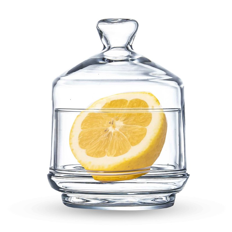 the mask el turko Multipurpose Glass Mini Container with Lid,
