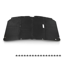 CNNELL Hood Insulation Pad with Clips Compatible with Ford F250 F350 F450 & Excursion 1999-2007 Black