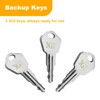 Sentry Safe Replacement Keys Model 1100-Codes 3A2 for Sentry Safe