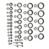 37Pcs Fishing Rod Guides Top Tip Ring Telescopic Surf Casting