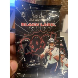 2023 Wild Card Black Label Comix Cj Stroud Sealed Pack Chase Auto And 1/1