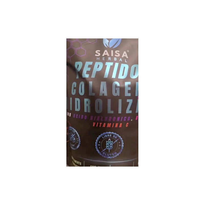 Colageno Hidrolizado 500 G Peptidos 100 Puro Saisa Herbal
