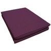 Douceur d'Interieur Flat Sheet 180/290 UNI Myrtille +Bourdon Stitch 57