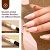 MelodySusie Champagne Gold Chrome Nail Powder for Gel Nails,Metallic Mirror