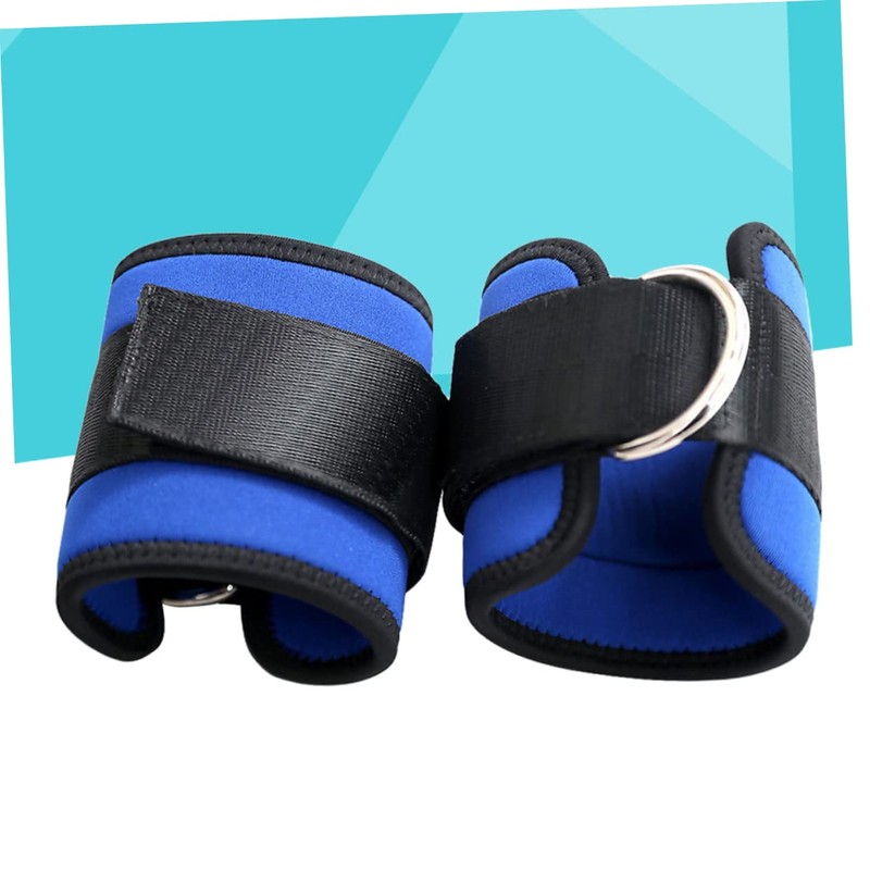 BIUDECO Fitness Ankle Straps Set 2pcs D-Ring Ankle Calfs Band