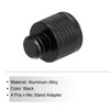 QUARKZMAN 4 Piece Microphone Stand Adapter M8 Female to 3/8