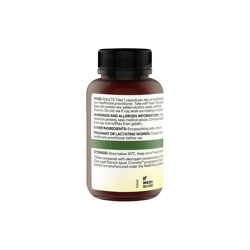 Comvita Olive Leaf Extract High Strength 60 Capsules