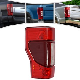 Halogen Taillights Assembly for Ford F250 F350 F450 2020-2022 (Only Fit Halogen With Blind Spot Model) Driver Side Outer Rear Brake Tail Lamps Assembly LC3Z-13405-A LC3Z-13405-D (Left Driver Side)