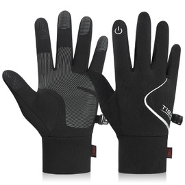 PULIOU Children's Riding Gloves Winter Warm Cycling Gloves Non-Slip Windproof Lightweight Touchscreen Waterproof Running Gloves for Boys Girls 4-12 Years, TM11