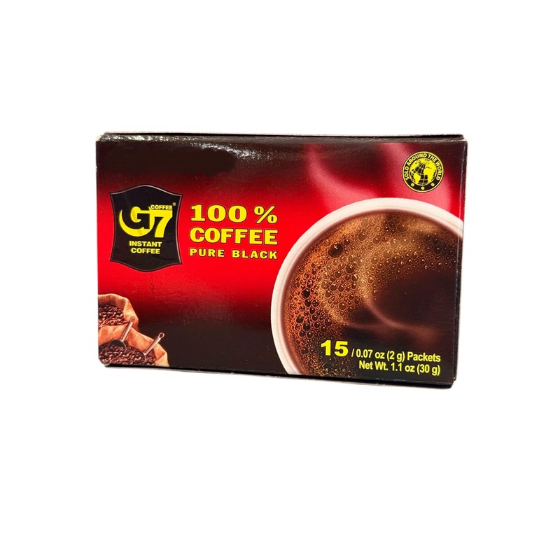 Instant Coffee Powder, Quick Dissolving (2 PACKS, PURE BLACK COFFEE)