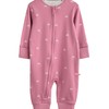 NEXT Baby Foot-Free Ribbed Pyjamas Pack of 3, Pastel Character