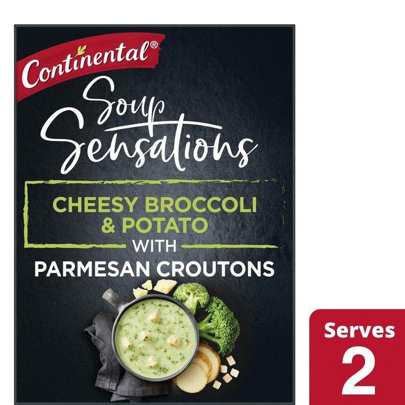 Continental Sensations soup | Cheesy Broccoli & Potato with Parmesan