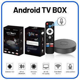 Factory Made Mortal Android13 TV Box Smart Home Theater MX10K3 AllwinnerH313 Quad Core 1000M Lan BT5.4 Streaming Media Playercolor: Black, ram: 2 GB