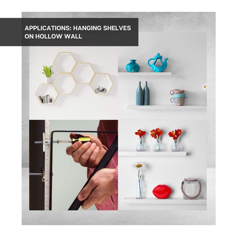 DOJA Industrial | M6 Steel Toggle Dowel | Pack 4