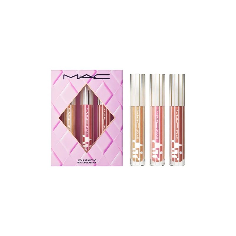 Trío Labial MAC Enthusiast Lipglass Air | 3 Glosses |