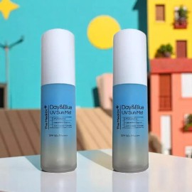 뿌리는 선크림 스프레이 얼굴용 자외선차단 블루라이트차단 백탁없는 선크림 미스트 50ml Spr