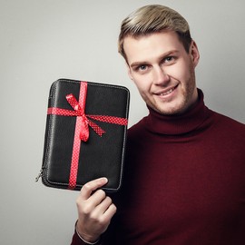 SONGMICS Zippered Portable Watch Storage Box Case for 8 Watches JWB50B