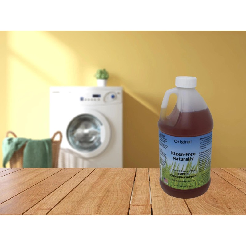 Kleen Free Naturally Enzyme Cleaner - Laundry Cleaner, Multi-purpose Eliminator