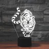 SUPERHONGJIHAO Night Light for Children, 3D Tiger LED Lamp with