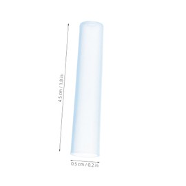 Operitacx 50pcs Colorful Pencil Tip Covers Fun Plastic Caps for Pencils Ergonomic Extender Holders to Enhance Comfort and Protection for School Supplies