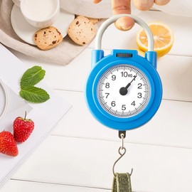 Handheld Scale, Fishing Hanging Scale Mechanical Kitchen and Fish Fishing Scale Multi Purpose Portable Hand Held Dial Weight Scale (Blue)