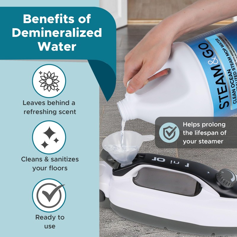 Steam and Go Demineralized Water - Clean Ocean Scent -