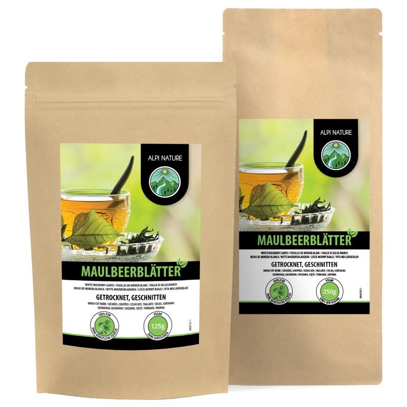 Mulberry Leaf Tea (250g, 8.8 oz), Cut, Gently Dried, 100%