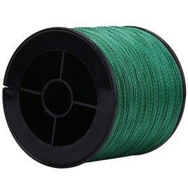 GLOGLOW Geflochtene Angelschnur 300m PE Geflochten 4 Stränge Super Starke Angelschnüre Multi-Filament Fisch Seil Schnur Grün(6)