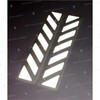 2pcs Reflective STICKERS for Touratech Motorcycle Aluminium Panniers (White 011)