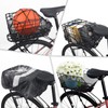 WEEROCK Bike Rear Basket Rear Rack Basket Steel Wire for