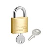 Master Lock Solid Brass Body 30mm Wide Economy Padlock with