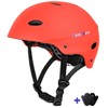 2.Tontron Water Helmet (Matte Red, Large)