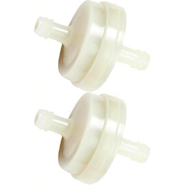 2 Pack 394358S Lawn Mower 1/4" Inline Gas Fuel Filter Replace for Briggs Stratton 5018 298090 298090S Toro 42-5240 56-6360 John Deere AM107314 LG298090 LG298090S PT4265