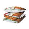 TRENDYNEST Christmas Comforter Sets Full Size,Snowman with Santa Hat 3