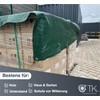2x2 m Abdeckplane wasserdicht - 200 g/m² Gewebeplane - Plane