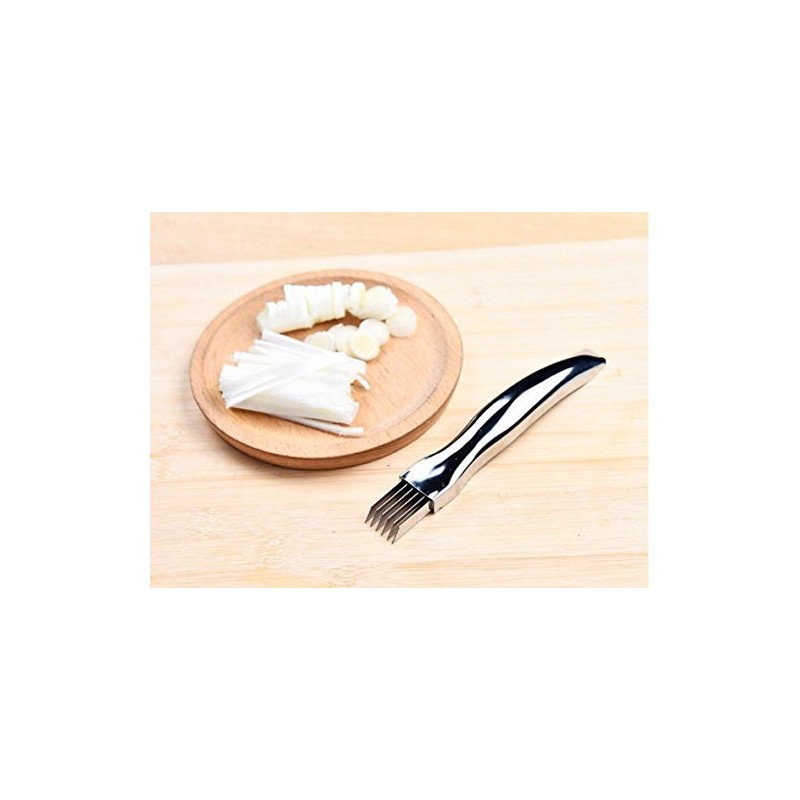 HJ Leek Cutter, Onion Slicer, Stainless Steel