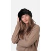 Barts Fur Cable Bandhat Beanie Hat, Black (Black 0001), One