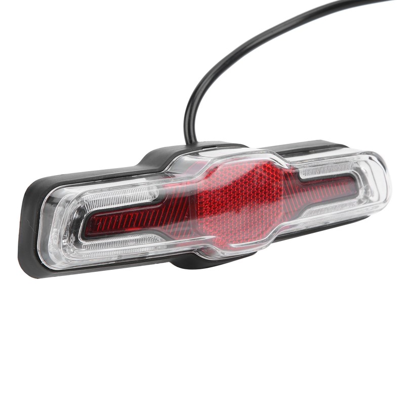 Electric Bicycle Rear Light 5LEDs ABS 36V/48V/60V for Hub Motor
