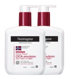 뉴트로지나 [고보습 바디로션] 뉴트로지나 인텐스 리페어 시카에멀젼 향료무첨가, 310ml, 2개
