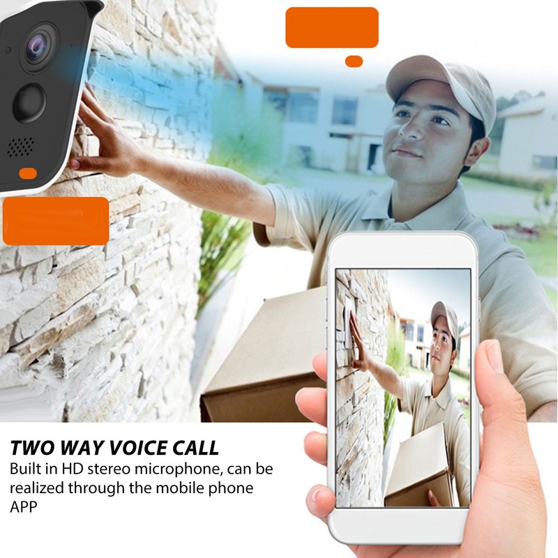 Wireless Security Camera Motion Detection 1080p 2 Way Talk Battery