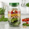 Salad Jar with Side Opening, Mason Jar Salad Leak Proof