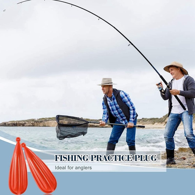 Haskoss Fishing Practice Plug Fishing Casting Plug Baitcasting Rubber Practice