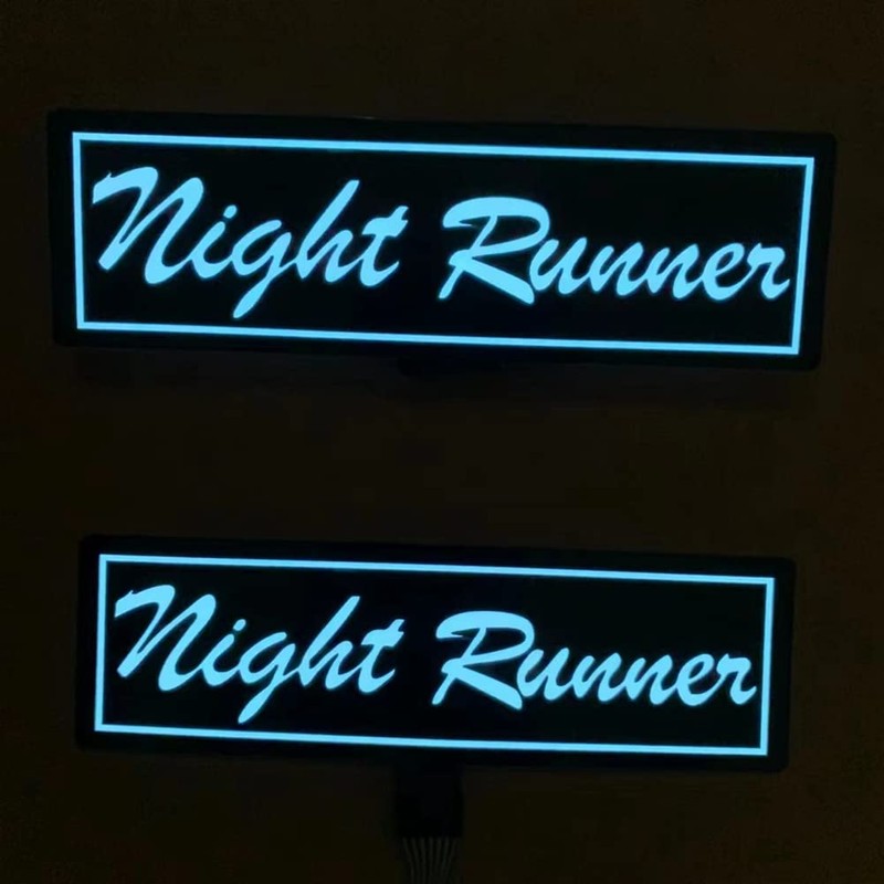 Windshield Night Runner Car LED Light Window Stickers for JDM