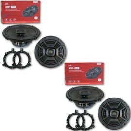 Polk Audio NEW 4 x POLK AUDIO 6.5" 2-WAY CAR AUDIO BOAT MARINE UTV COAXIAL SPEAKERS 6-1/2"
